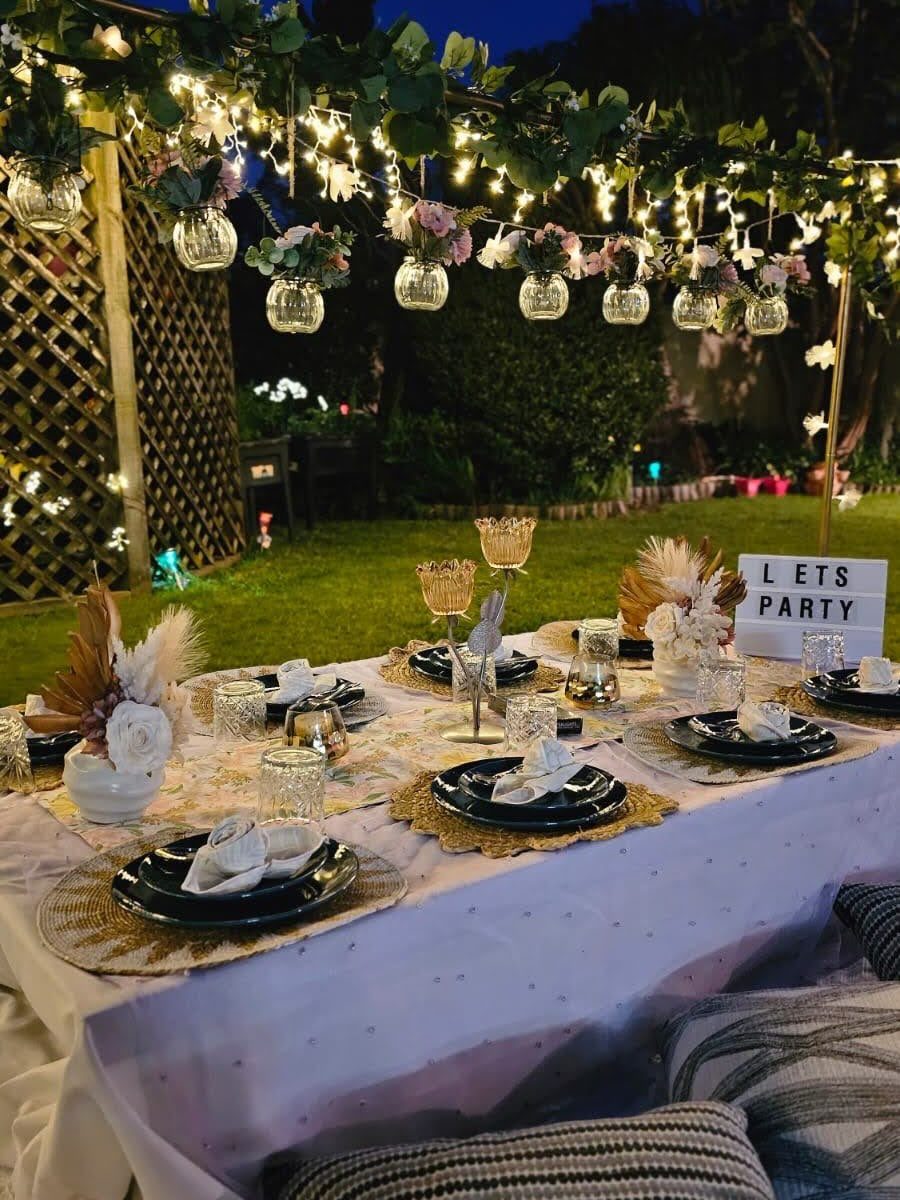 First birthday picnic with teddy bear styling